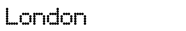 London font preview